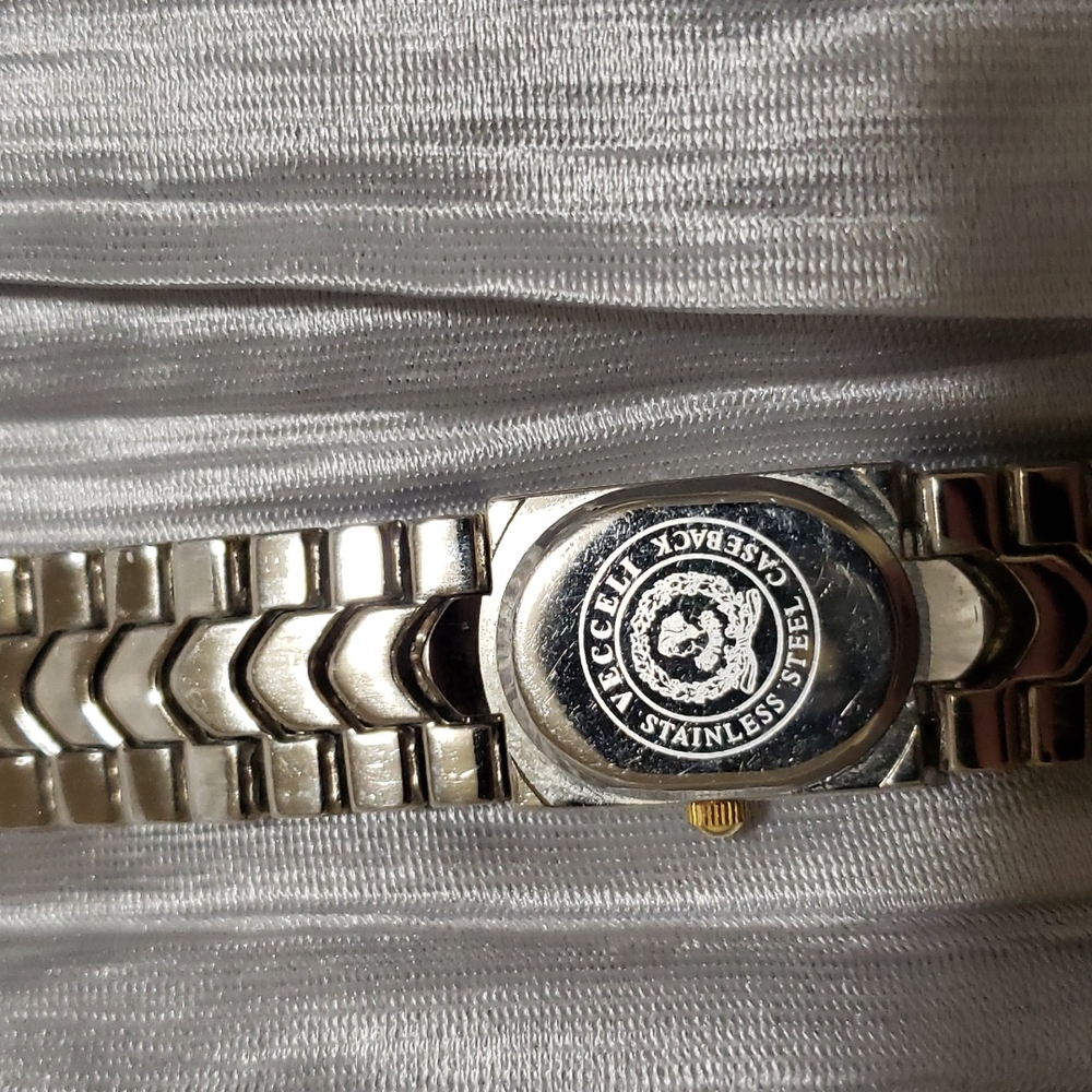 VECCELI Silver & Rhinestone Watch - Picture 4 of 5